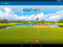 GOLFNOW: Tee Time Deals at Golf Courses, Golf GPS screenshot 0
