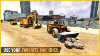 Heavy Duty Road Construction Machine:Excavator sim screenshot 1