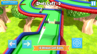 Mini Golf 3D Cartoon Forest screenshot 1