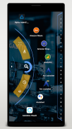 Tema Alpha Hybrid Launcher 4D screenshot 7