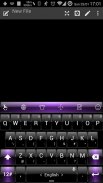 Keyboard tema DuskViole screenshot 0