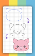 Como desenhar animais fofos screenshot 9