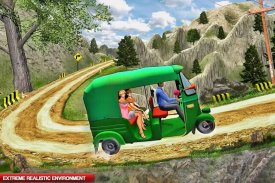 Real Tuk Tuk Rickshaw Driving: Offroad Games screenshot 6