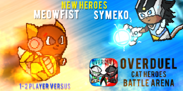 OVERDUEL Cat Heroes Arena - 2 player Versus Battle screenshot 0