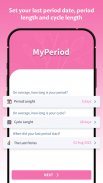 MyPeriod : Period Tracker screenshot 1