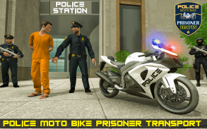 Police Moto Bike Prisoner Transport 3D screenshot 7