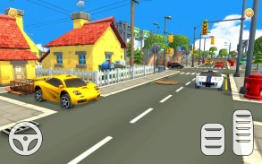 Speedy Car City Food Delivery: Restaurant Game 3D screenshot 1