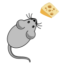 Мышь и сыр Icon