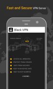 Black VPN Fast Hotspot Shield Free Unlimited Proxy screenshot 2