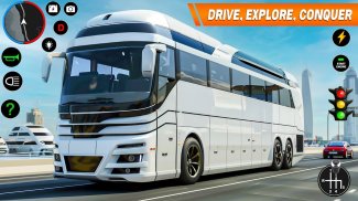 미국 버스 시뮬레이터: 운전 게임 screenshot 5