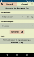Konverter Kortikosteroid Pro screenshot 0