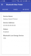 Bluetooth Mac Address Finder screenshot 0