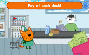 Kid-E-Cats: 婴儿购物游戏! 小猫杂货店物语 & 动物游戏! 小孩游戏 - 超市经营 screenshot 6