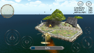 Helicóptero Gunship Batalha 3D screenshot 2