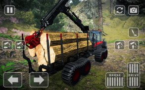 Tree Mover Timber Crane Sim screenshot 7