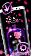 Neon Jar Rose Launcher Theme screenshot 4