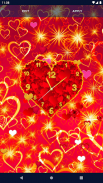 Hearts Love Clock Wallpapers screenshot 4