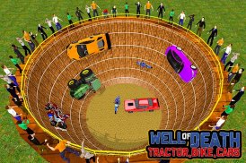 Well of Death Stunts: Tractor, Car, Bike & Kart screenshot 12