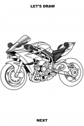 Draw Motorcycles: Sport screenshot 4