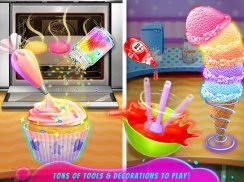Радужный единорог Десерты Maker screenshot 3