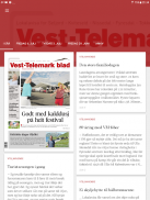 Vest-Telemark blad eAvis screenshot 1