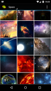 Space and Sky Wallpapers HD screenshot 0