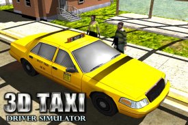 Stadt Taxi Driver 3D Simulator screenshot 4