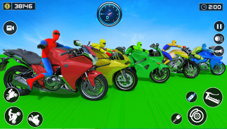 Superhero Bike Stunt: Bike Sim screenshot 0
