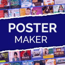 Poster Maker Flyer Maker 2020 free Ads Page Design Icon
