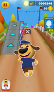 Puppy Surfs Runner : Talking Dog screenshot 1