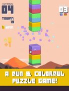 Towersplit: Stack & match colours to score screenshot 4