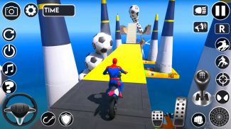Superhero Tricky Bike Race GT screenshot 0