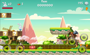 Súper conejito Run screenshot 2