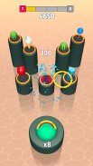 Color Rings 3D - Ring Toss Game screenshot 2