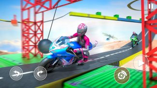 سباق الدراجات حيلة ألعاب موتو screenshot 5