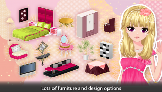 Girl Doll House - Room Design screenshot 1