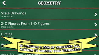 7th Grade Math Learning Games screenshot 1