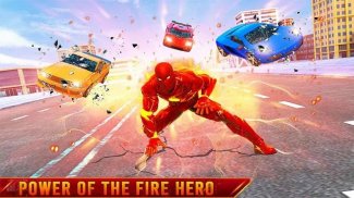 Fire Hero Robot Transform Game screenshot 0