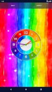 Rainbow Clock HD Wallpapers screenshot 5