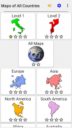 世界各国的地图 - 关于地理的测验 screenshot 4
