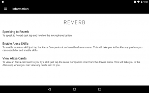 Reverb for Amazon Alexa screenshot 17