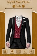 Men In Suit Photo Montage Stylish Man Photo Maker screenshot 2