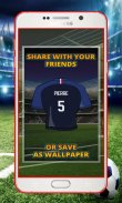 Football Jersey Maker 2019: Name on Football Shirt screenshot 2