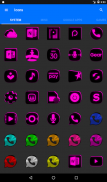 Flat Black and Pink Icon Pack ✨Free✨ screenshot 13