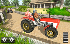 Tractor Driving Village Game screenshot 2