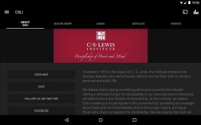 C.S. Lewis Institute screenshot 7