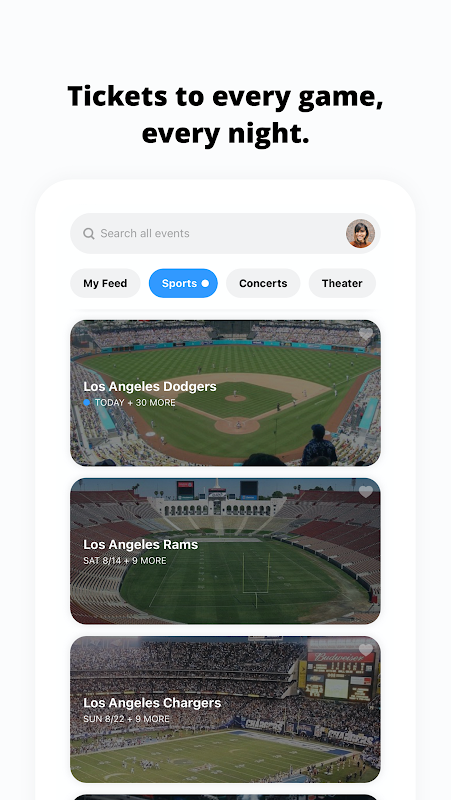 Los Angeles Chargers Mobile Ticketing