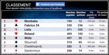 Free French Belote & Coinche - 30 days Challenge screenshot 4