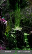 Fantasy Green Waterfall LWP screenshot 0