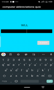 Computer Abbreviations Quiz all ICT  Abbreviations screenshot 1